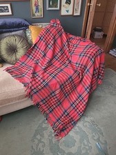 Vintage red tartan for sale  BIRMINGHAM