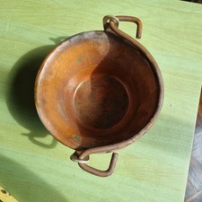 Antico paiolo calderone usato  Italia