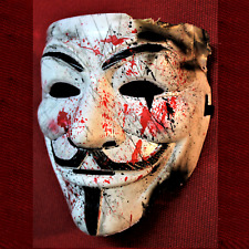 MÁSCARA DE PVC personalizada anônima v para VENDETTA Guy Fawkes COSPLAY halloween disfraz KO comprar usado  Enviando para Brazil