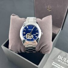 Bulova Surveyor 96A275 mostrador azul cronógrafo automático clássico masculino 42mm comprar usado  Enviando para Brazil