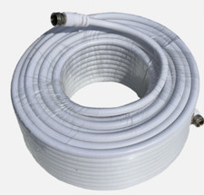 Cabo coaxial RG-6 75 Ohm tipo F conector interno/externo 50 pés comprar usado  Enviando para Brazil