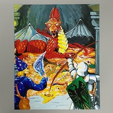 CONJUNTO BÁSICO CAPA D&D ADVANCED DUNGEONS & DRAGONS RPG ARTE PÔSTER FOTO comprar usado  Enviando para Brazil