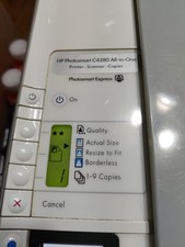 Impressora HP Photosmart c4280 não testada. Liga na tela funciona comprar usado Impressora HP Photosmart c4280 não testada. Liga na tela funciona comprar usado  Enviando para Brazil
