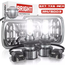 Para Honda 82-85 Civic 86-89 Accord Par 7X6" 5X7 Faros LED Cromo DRL comprar usado  Enviando para Brazil