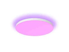 Usado, Painel de teto inteligente Philips Hue Datura grande redondo 2,49 pol x 22,60 branco e colorido comprar usado  Enviando para Brazil