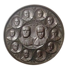 ARGENTINA ADV. TECIDO MEDALHA NACIONAL ORZALI 1986 ANO NOVO MEDALHA PALIO ARCEBISPO comprar usado  Enviando para Brazil