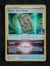 2024 Pokemon FOREST SEAL STONE #156/195 Silver Tempest Gym SE Ásia Exclusivo (A) comprar usado  Enviando para Brazil
