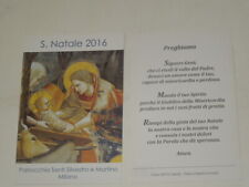 Immaginetta sacra s.natale usato  Milano