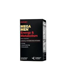 GNC Mega Men Multivitamínico, Energía y Metabolismo, 90 Comprimidos VENDEDOR DEL REINO UNIDO segunda mano  Embacar hacia Argentina