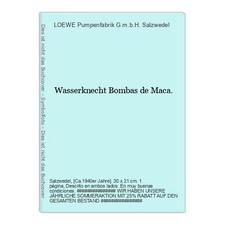 Wasserknecht bombas maca gebraucht kaufen  Berlin