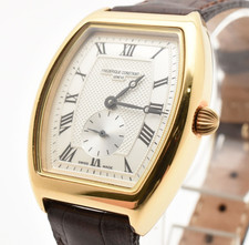 ▶️[Quase em perfeito estado] Frederique Constant FC235X3T5/6 relógio de quartzo masculino pequeno segundo ouro comprar usado  Enviando para Brazil