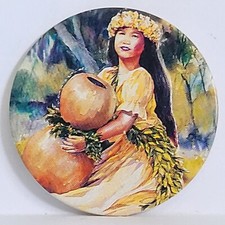 Gorra Pog/Leche Vintage * Mujer Hawaiana * Bin36 segunda mano  Embacar hacia Mexico