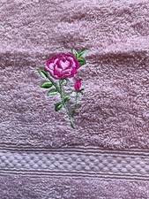 Embroidered pink face for sale  HASTINGS