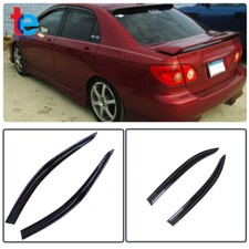 Viseira de janela para 2003-2008 Toyota Corolla 9ª geração 3D ondulada fumaça guarda chuva nós comprar usado  Enviando para Brazil