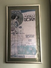 Mackintosh poster framed for sale  BRISTOL