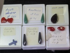 Lot cabochons agates d'occasion  Peymeinade