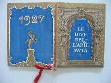 Calendarietti barbiere 1927 usato  Gallarate