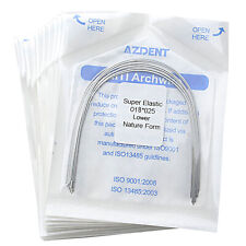 Ortodoncia Dental Super Elástica Niti Forma Natural Retangular Alambres de A comprar usado  Enviando para Brazil