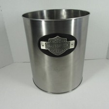 Lixeira Harley Davidson aço inoxidável homem caverna garagem barra lixeira 12" x 9" comprar usado  Enviando para Brazil