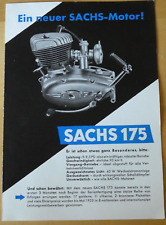 Sachs 1953 prospekt gebraucht kaufen  Wiesloch