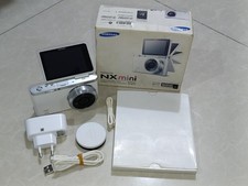 Câmera Digital NOS Samsung NX Mini 20.5MP - Kit Branco com Lente NX-M 9mm. CAIXA, usado comprar usado  Enviando para Brazil