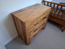 mango wood chest drawers for sale  ALNWICK
