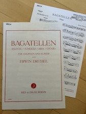 Bagatellen altsaxophon klavier gebraucht kaufen  Strullendorf