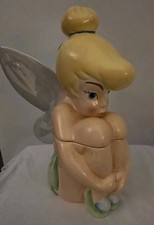 Jarro de biscoito de cerâmica Tinkerbell oficial Disney Peter Pan colecionável 12"" comprar usado  Enviando para Brazil
