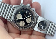Breitling Chronomat 81.950 cronógrafo /w módulo UTC pulseira Rouleaux aço inoxidável comprar usado  Enviando para Brazil