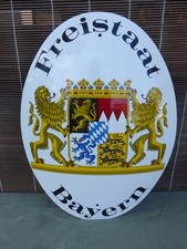 Altes emailschild freistaat gebraucht kaufen  Oberreichenbach