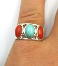 Anello donna corallo usato  Ercolano