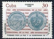 Moedas sCUBA Sc# 2871 ANO INTERNACIONAL DA PAZ 1986, sem marca de charneira comprar usado  Enviando para Brazil