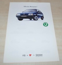 Skoda Favorit Brochure Broszura RU na sprzedaż  PL