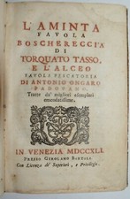 Aminta ediz. 1741 usato Aminta ediz. 1741 usato  Arezzo