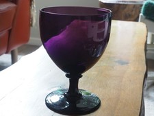 Large amethyst glass for sale  RUGELEY