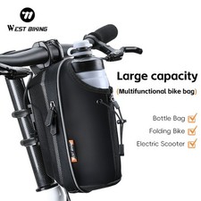 WEST BIKING Bicicleta Dobrável Guidão Bolsa Scooter Garrafa de Água Ferramenta Armazenamento comprar usado  Enviando para Brazil