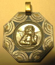 Medaille berceau émaillée d'occasion  France