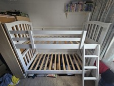 White bunk bed for sale  TONBRIDGE