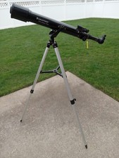 Telescópio preto Celestron 21036 PowerSeeker 70AZ com suporte tripé ajustável comprar usado  Enviando para Brazil