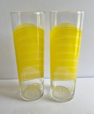 Copos vintage Bacardi Limon Highball logotipo amarelo barra conjunto de 2 comprar usado  Enviando para Brazil
