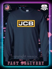 Nova camiseta masculina manga longa logotipo escavadeira JCB camisetas americanas comprar usado  Enviando para Brazil
