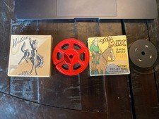 Usado, 2 filmes Tom Mix de 8 mm The Hasty Exit & Stalking Outlaws perfeito estado. Co. Good comprar usado  Enviando para Brazil