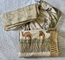 Cobertor de berço Brandee Danielle Baby Safari, babado e tapeçaria para berço EUA comprar usado  Enviando para Brazil