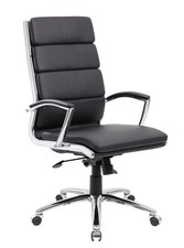black chrome office chair for sale  Brentwood