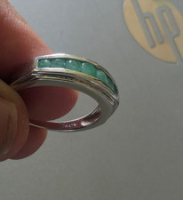 Ring silbern grünen gebraucht kaufen  Bühlertal