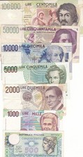 Lotto banconote lire usato  Potenza Picena