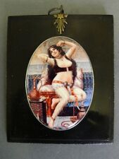 Antique oval enamel d'occasion  Paris VIII