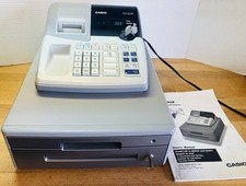 Caixa registradora elétrica programável CASIO PCR-265P gaveta de dinheiro funciona muito bem comprar usado  Enviando para Brazil
