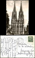 Pocztówka Kolonia Katedra Kolońska 1956 na sprzedaż  Wysyłka do Poland