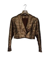 Giacca blazer dorata usato  Roma